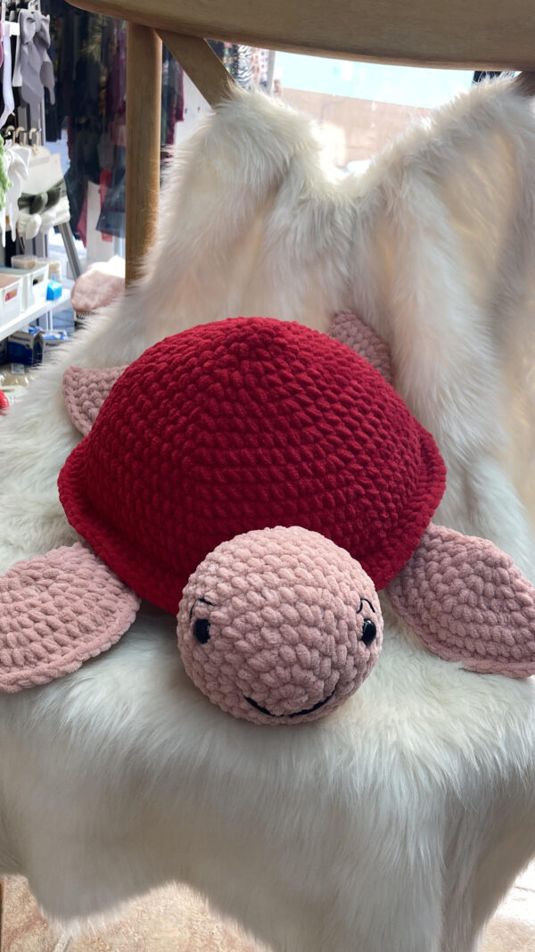 Parlak Ay Büyük Boy Caretta Amigurumi Oyuncak